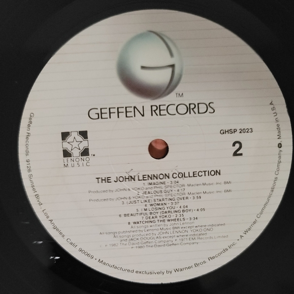The John Lennon Collection GSHP2023  1982 - Picture 7 of 7